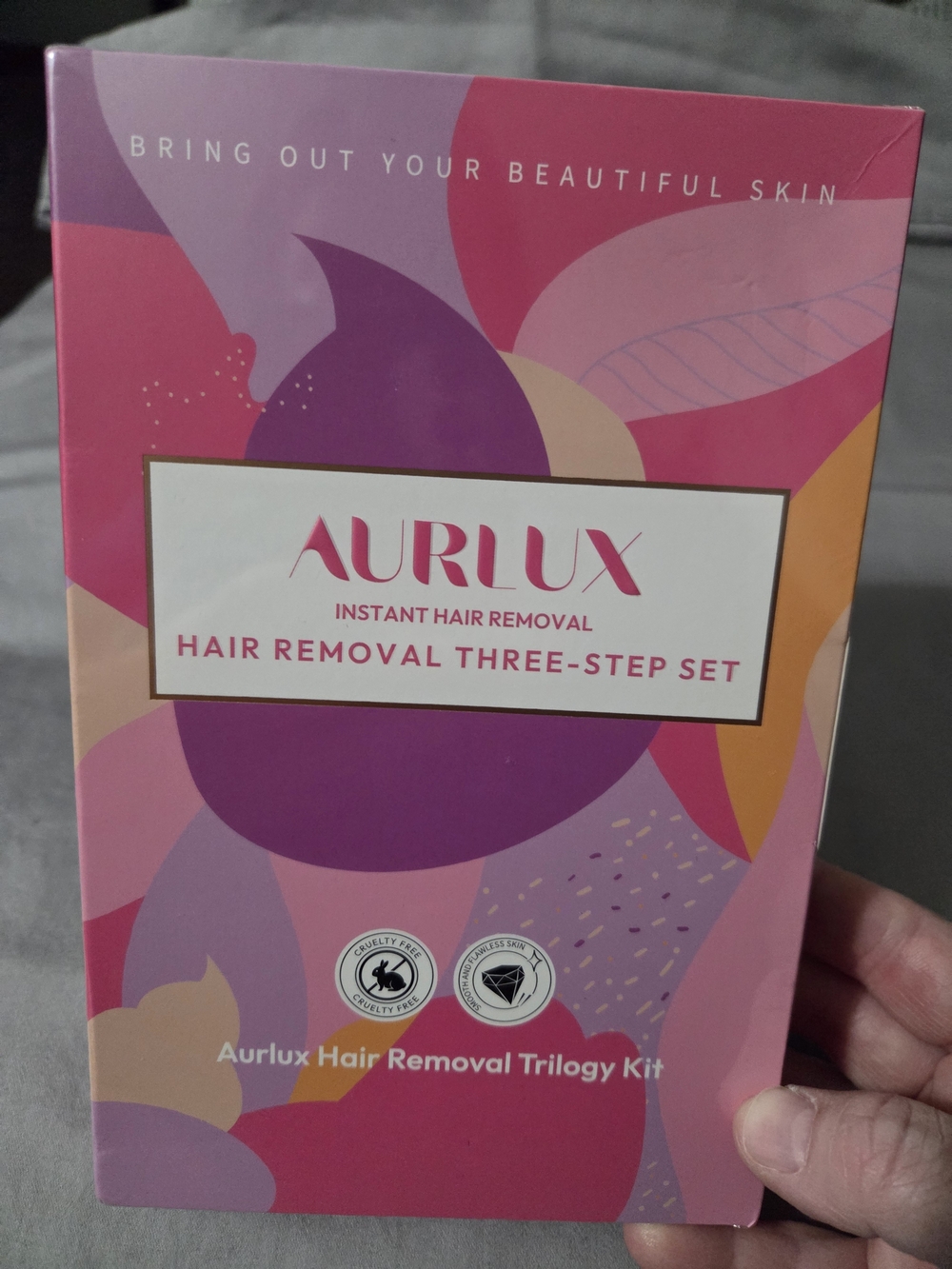 Aurlux Hair Removal Three-Step Set - Instant Hair Removal